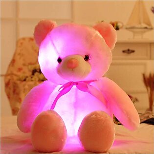 Glowing Light Adorable Bear Stuffed Plush Toy Animal