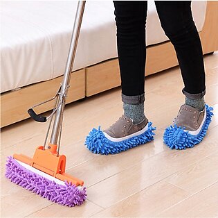 Dust Cleaner Mop Slippers Reusable Microfiber Home Cleaning Tool