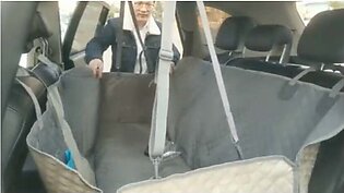 Dog Car Seat Cover – Waterproof Pet Travel Dog Carrier Hammock Car Back Seat Protector Mat