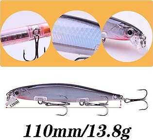 Fishing Lures Sinking Minnow Wobblers Baits With Hook