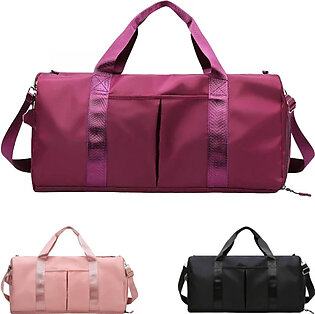 Gym Duffels Bags – Outdoor Waterproof Nylon Sports Bags, Travel Handbag