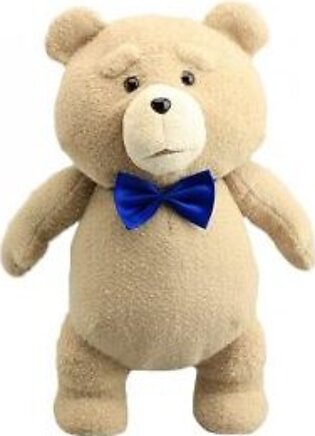 Ted Plush Movie Teddy Bear in Blue Collar, Stuffed Animals & Plush Doll
