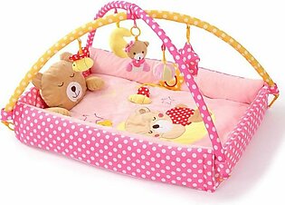 Cute Bear Baby Play Mat & Activity Gym with Activity Toys