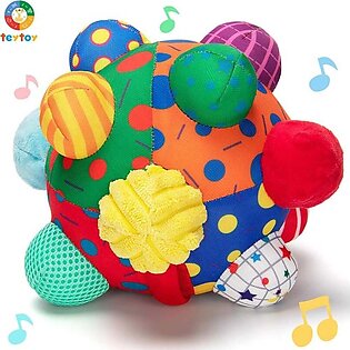 Music Shake Dancing Ball Toy Developmental Bumpy Ball Sensory Soft Toy