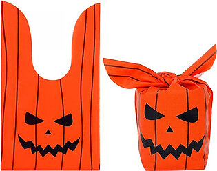 Halloween Candy Gift Wrap Bags Trick or Treat Plastic Cookie Bag – Pumpkin