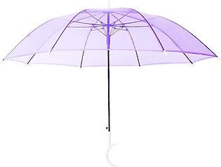 High Quality Umbrella – Transparent Long Handle Umbrella Men and Women Solid Crescent Handle Creative Umbrella Transparent
