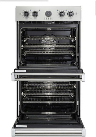 30"W. Electric Double Thermal Convection Oven-Cast Black