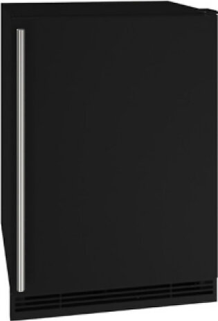 Refrigerator Freezer 24" Reversible Hinge Black Solid 115v
