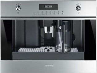 60 Cm (Approx. 24"), Fully-Automatic Coffee Machine With Milk Frother Stainless Steel
