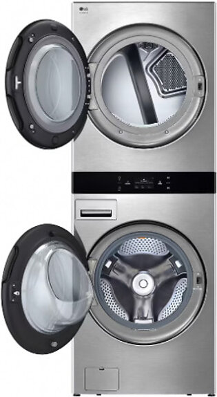 LG STUDIO WashTower™ Smart Front Load 5.0 cu. ft. Washer and 7.4 cu. ft. Gas Dryer with Center Control™