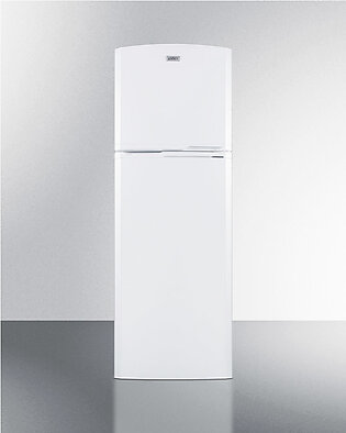 8.8 cu.ft. frost-free refrigerator-freezer in white, with factory installed icemaker