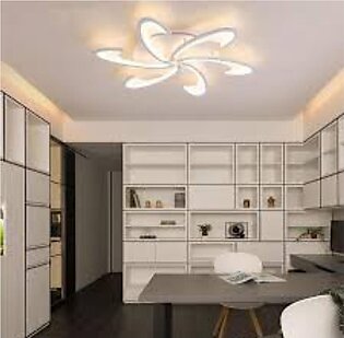 White/Black Modern LED Chandelier Lights For Living Room Bedroom Dining