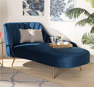 Modern Multi-color Velvet Chaise Lounge