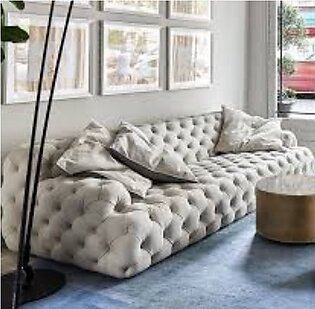 Modern Design Comfortable Velvet 4-Seater Sofa