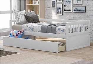Modern Twin Size Inseparable 2 Drawers Bedroom Furniture full bed with mattress