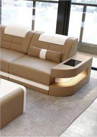 Dynamic L-Shaped  Sectional Fabric Sofa