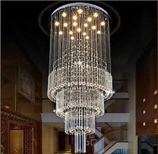 Exquisite LED Spiral Crystal Chandelier