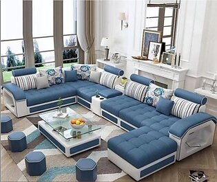 Blue Red Supreme Sectional Sofa