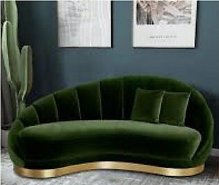 Fine Crafted Contemporary Designed Velvet Sofa Set