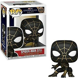 Funko Pop! Spider-Man:  Black and Gold Suit Vinyl Figure #911