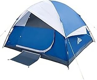 6 Person Camping Tent - Blue