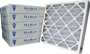 Pleated Air Filters - 24 x 24 x 4"- MERV 13- 5 Pack