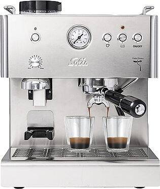 SOLIS 1150 Personal Barista, Coffee Machine, Silver