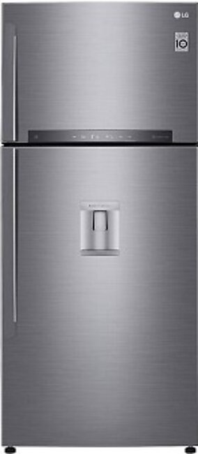 LG GL-F602HLHU Refrigerator, 470L Net Capacity, Inox