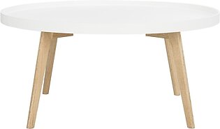 Rue Round Coffee Table - White