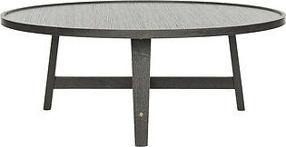 Malone Retro Mid-Century Wood Coffee Table - Dark Gray