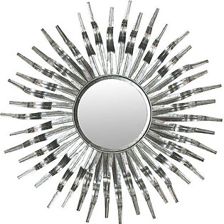 Sun Wall Mirror - Silver