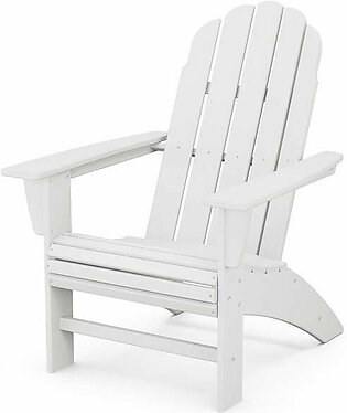 Vineyard Curveback Adirondack Chair - White