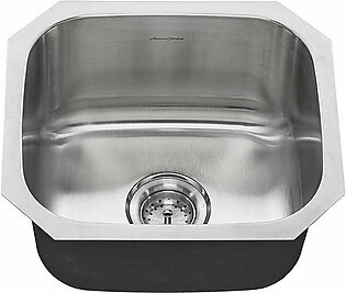 Portsmouth 18" Single Bowl Stainless Steel Undermount Bar/Prep Sink with Drain