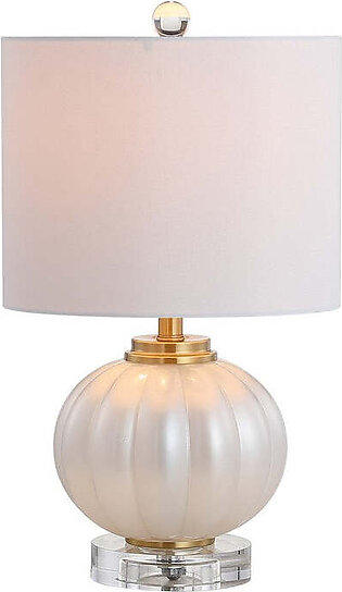 Pearl Table Lamp - White and Gold