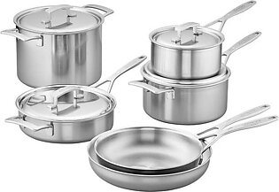 Industry Stainless Steel Cookware 10-Piece Set