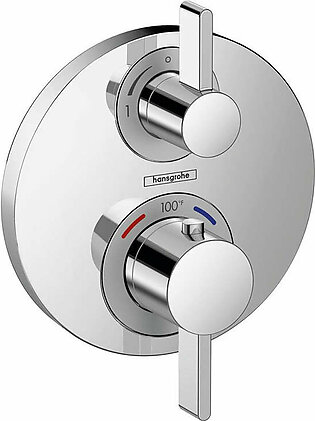 Ecostat S Two Handle Thermostatic Valve Trim with Volume Control and Diverter