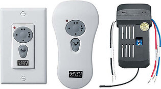 Wall-Mount/Handheld Remote Control Kit with Receiver for Ceiling Fan