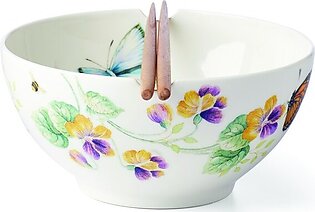 Butterfly Meadow Noodle Bowl and Chopsticks