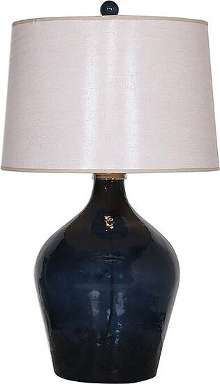Lamone Blue Glass Table Lamp