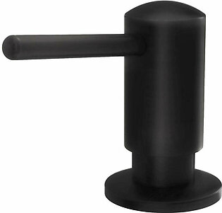 Universal Deck-Mount Liquid Soap Pump Dispenser - Matte Black