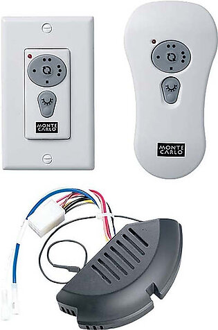Reversible Wall-Mount/Handheld Remote Control Kit with Receiver for Ceiling Fan