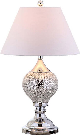 Louise Table Lamp - Silver and Chrome