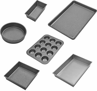 Commercial II Nonstick Six-Piece Bakeware Set - Silver