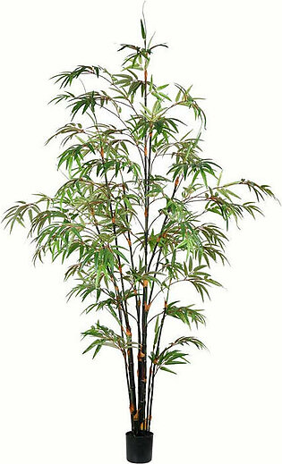 6' Artificial Potted Black Japanese Bamboo Tree