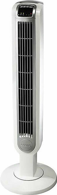 36" Tower Fan with Remote Control - White