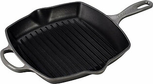 Signature 10.25" Cast Iron Square Skillet Grill - Oyster