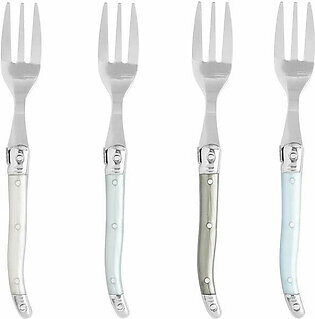 Laguiole Cake Forks with Mother of Pearl Handles Set of 4