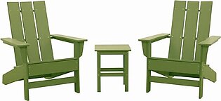 Aria Adirondack Chairs Set of 2 - Lime Green