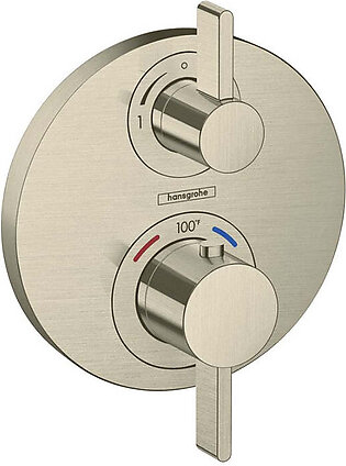 Ecostat S Two Handle Thermostatic Valve Trim with Volume Control and Diverter