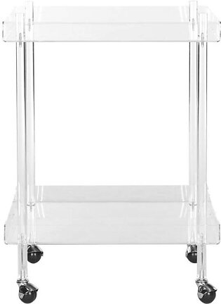 Healy Acrylic Kitchen Cart - Clear